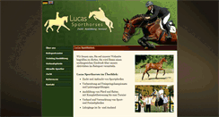 Desktop Screenshot of lucas-horses.com